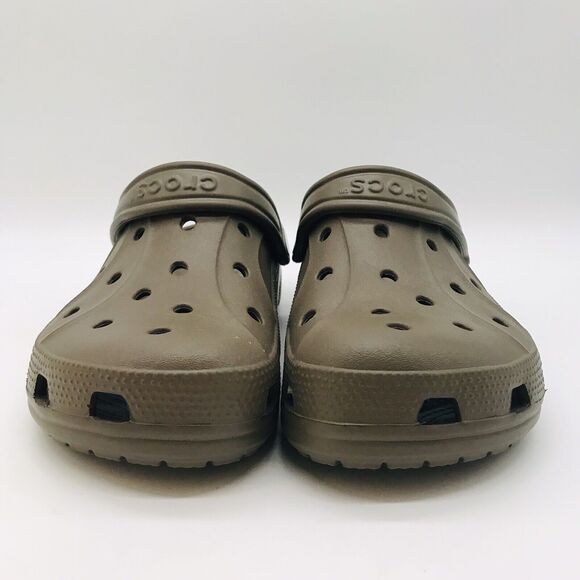 Crocs Classic Brown Clog Men's 6 - Women's 8  Comfort Shoes Slip On Water Sandal - Picture 2 of 10